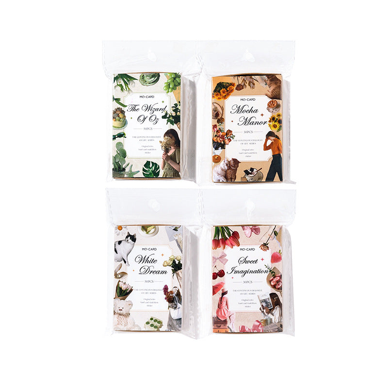 50 Pcs Girl Lifestyle Stickers SHXY
