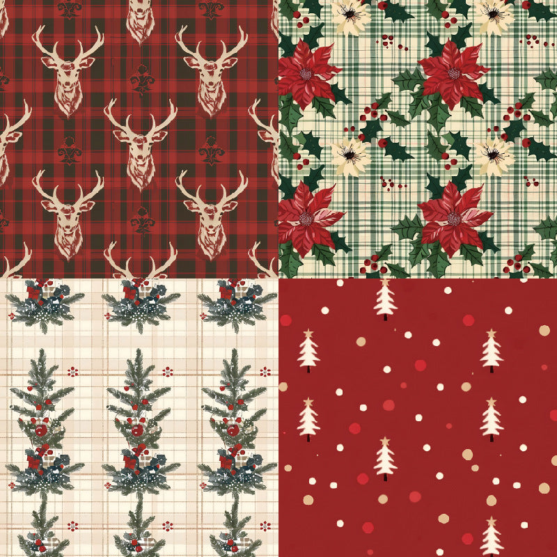 6 inch Christmas Scrapbook Paper Pad SKP018