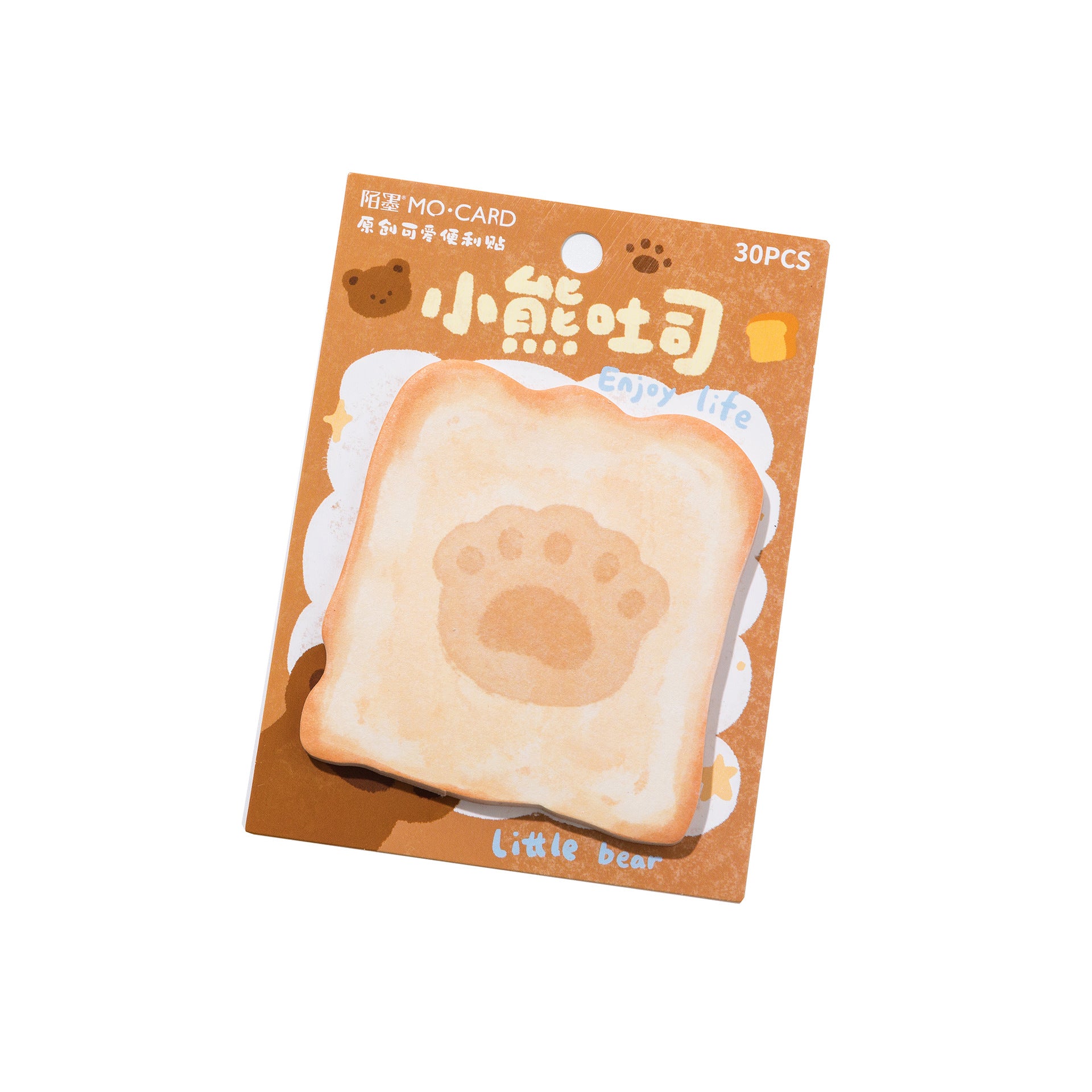 30 Pcs Creative Bread Notepad MZTS