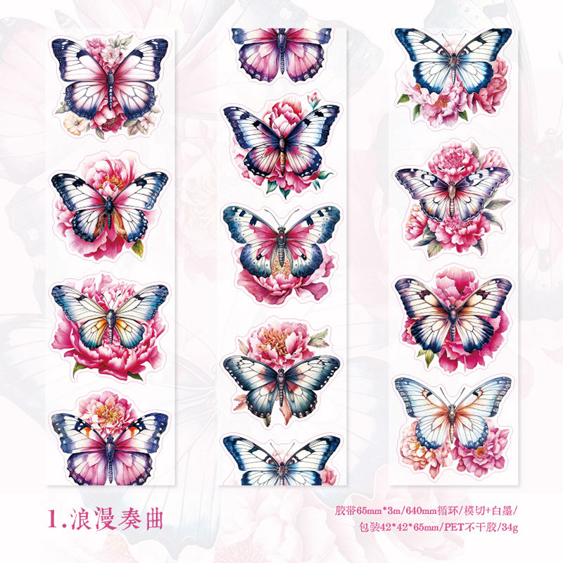 1 Rolll Butterfly Washi Tape DYCC