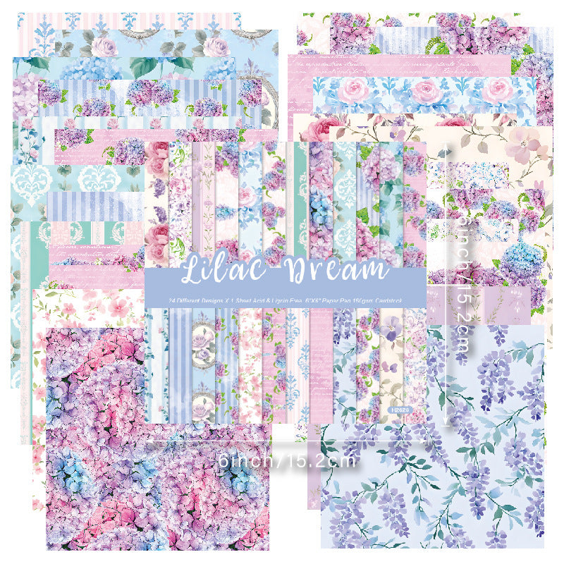 6 inch Scrapbook Paper Pad SKP2626