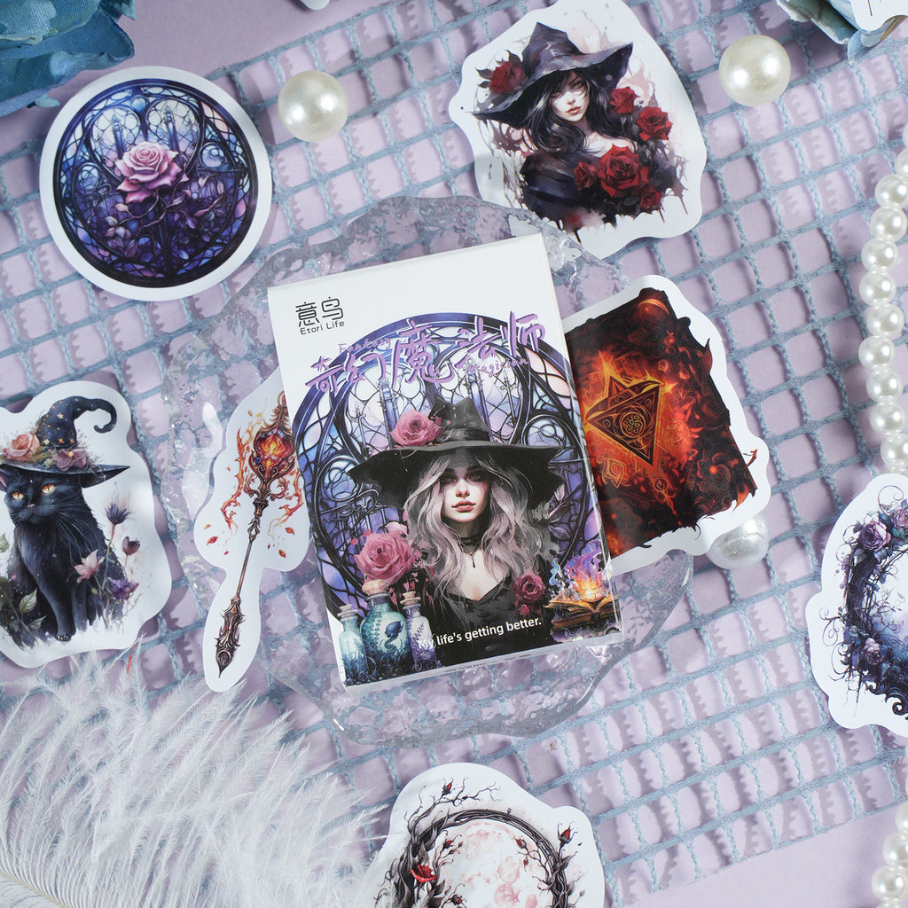30 Pcs Magic Theme Stickers QHMFS