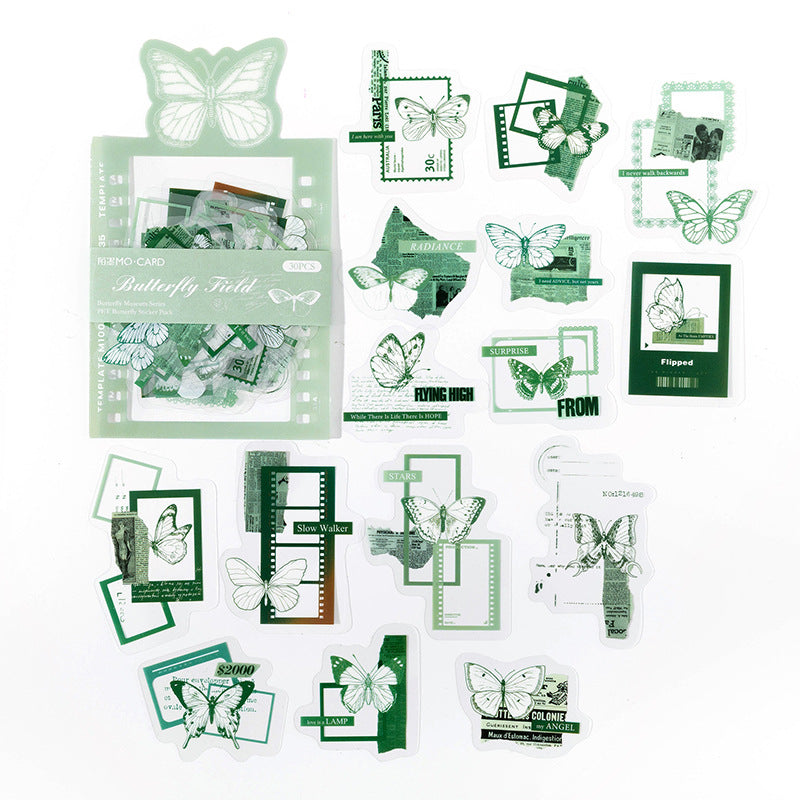 Hudbo PET Butterfly Stickers BTF09