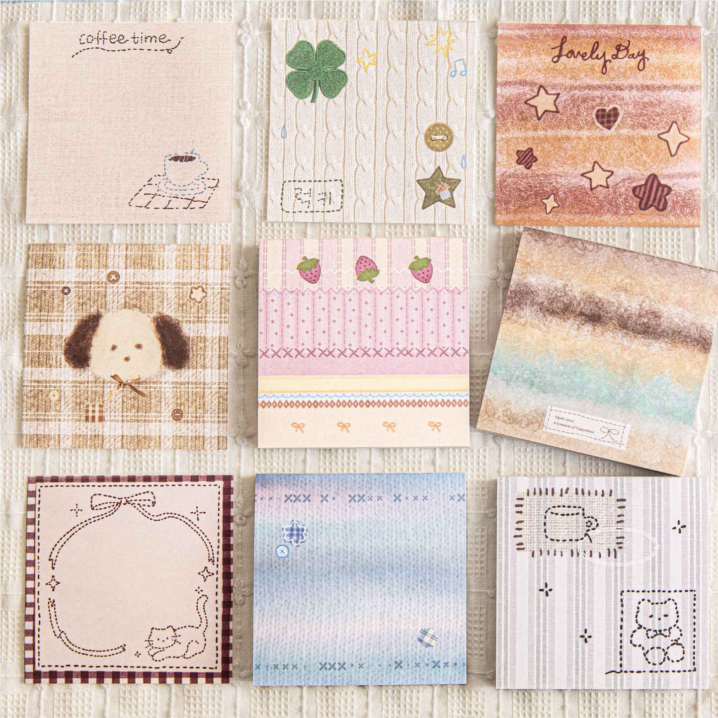 90 Sheets Cute Kawaii Notepad Paper BYSZS