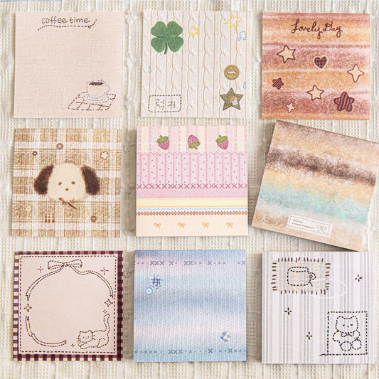 90 Sheets Cute Kawaii Notepad Paper BYSZS