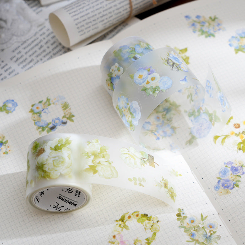 Obujo 1 Roll Pre-cut PET Stickers Tape SMZC are perfect for ...