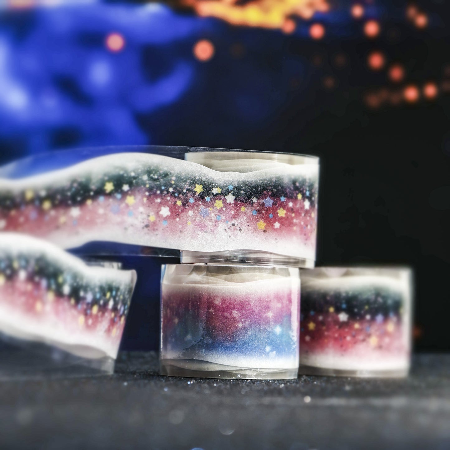 1 Roll Galaxy Theme Washi Tape RXCC