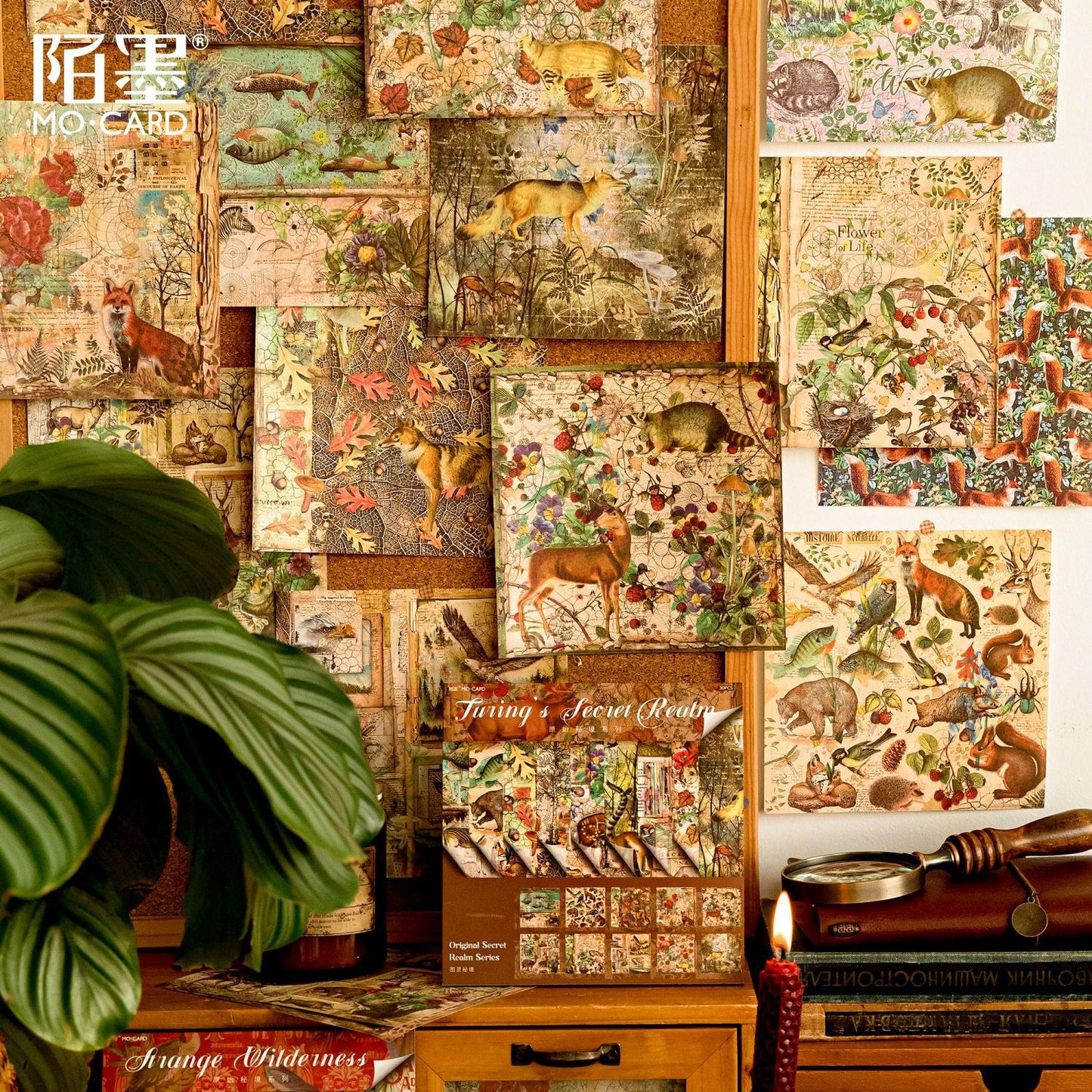 30 Pcs Wild Animal Paper Pad YSMJ