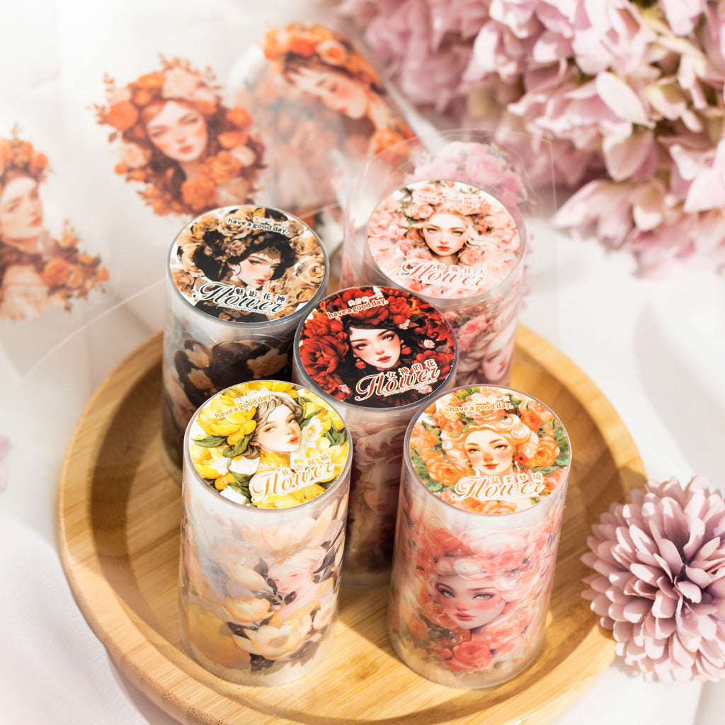 1 Roll Wearing Flowers PET Tape HSZY