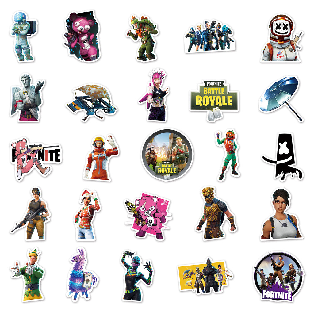 50 Pcs Vinyl Game Theme Stickers LZY408