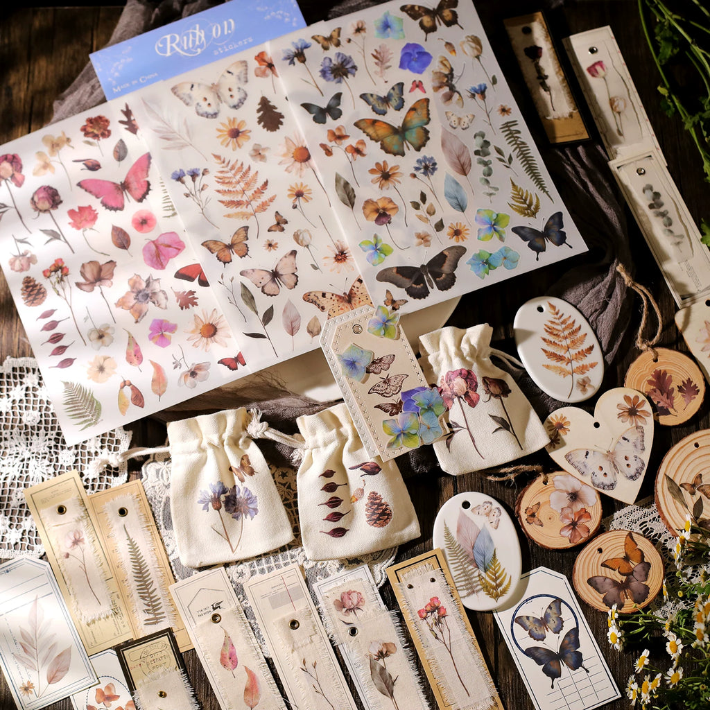 3 Sheets Rub on Stickers - Specimen