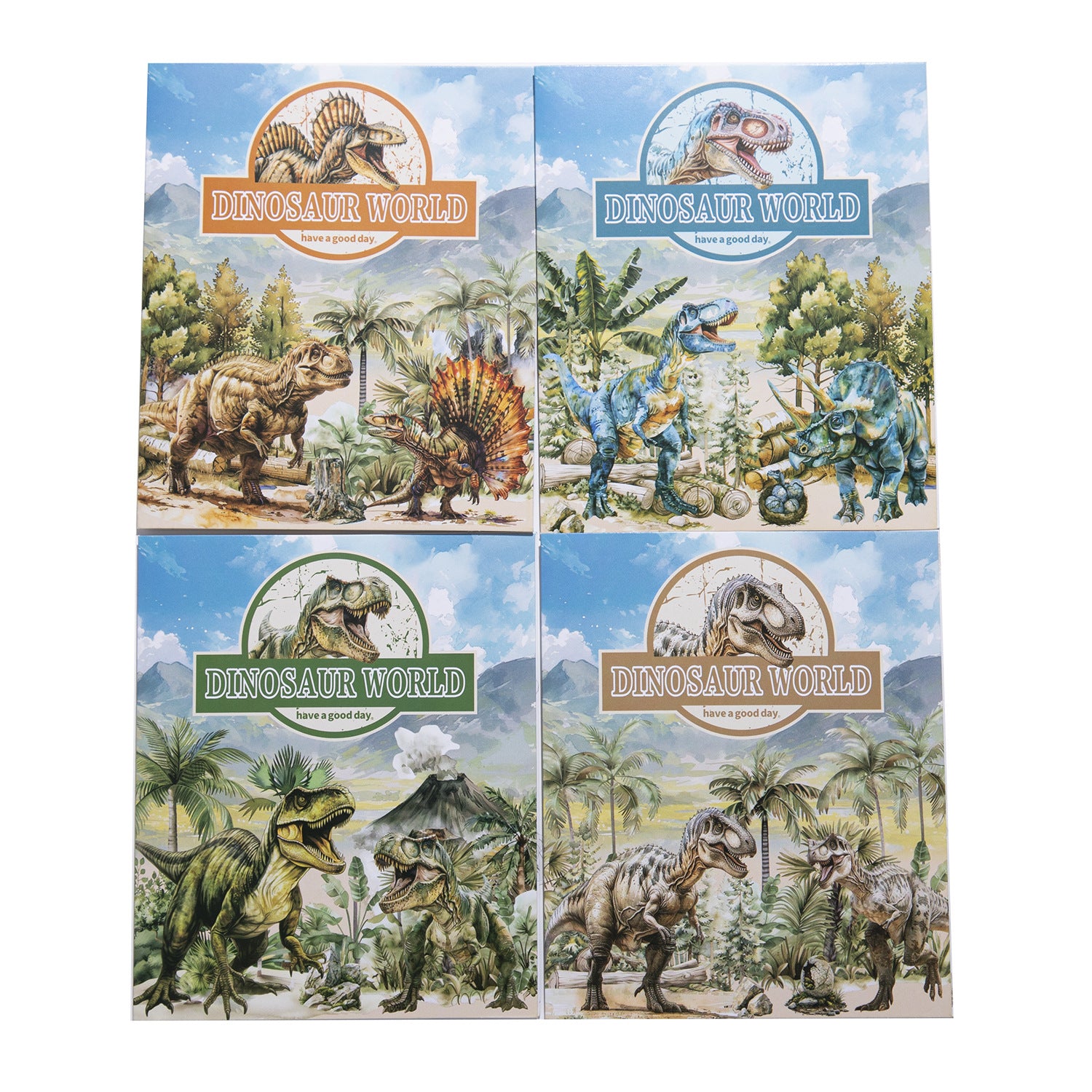 15 Pcs Dinasour PET Stickers KLSJ