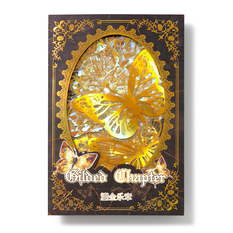 20 Pcs Holographic Butterfly Stickers FTLZM