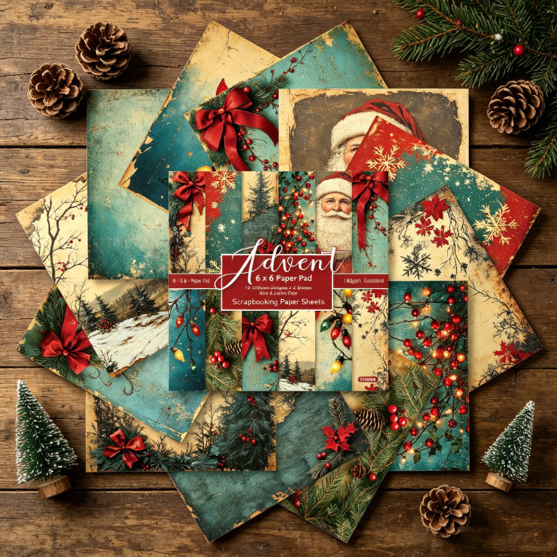 6 inch Christmas Scrapbook Paper Pad SKP1044