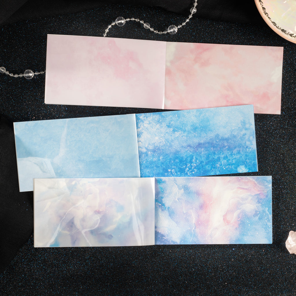 20 Sheets Cloud Scrapbook Paper and PET Stickers CCXH