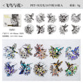 10 Pcs Flowers and Animal PET Stickers NGHY