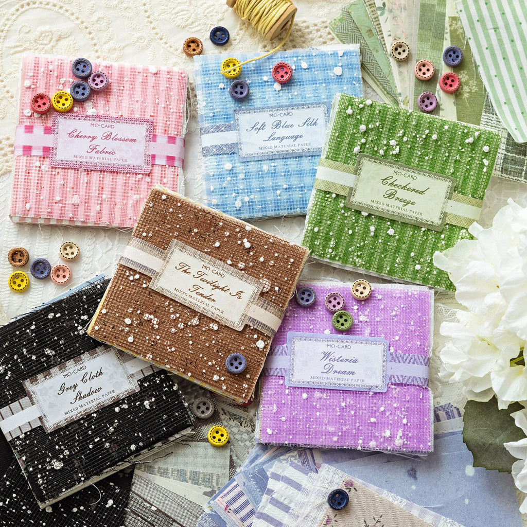 44 Pcs Texture Scrapbook Paper BJLM