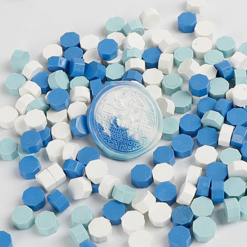 100 PCS Octagon Wax Seal Beads H10