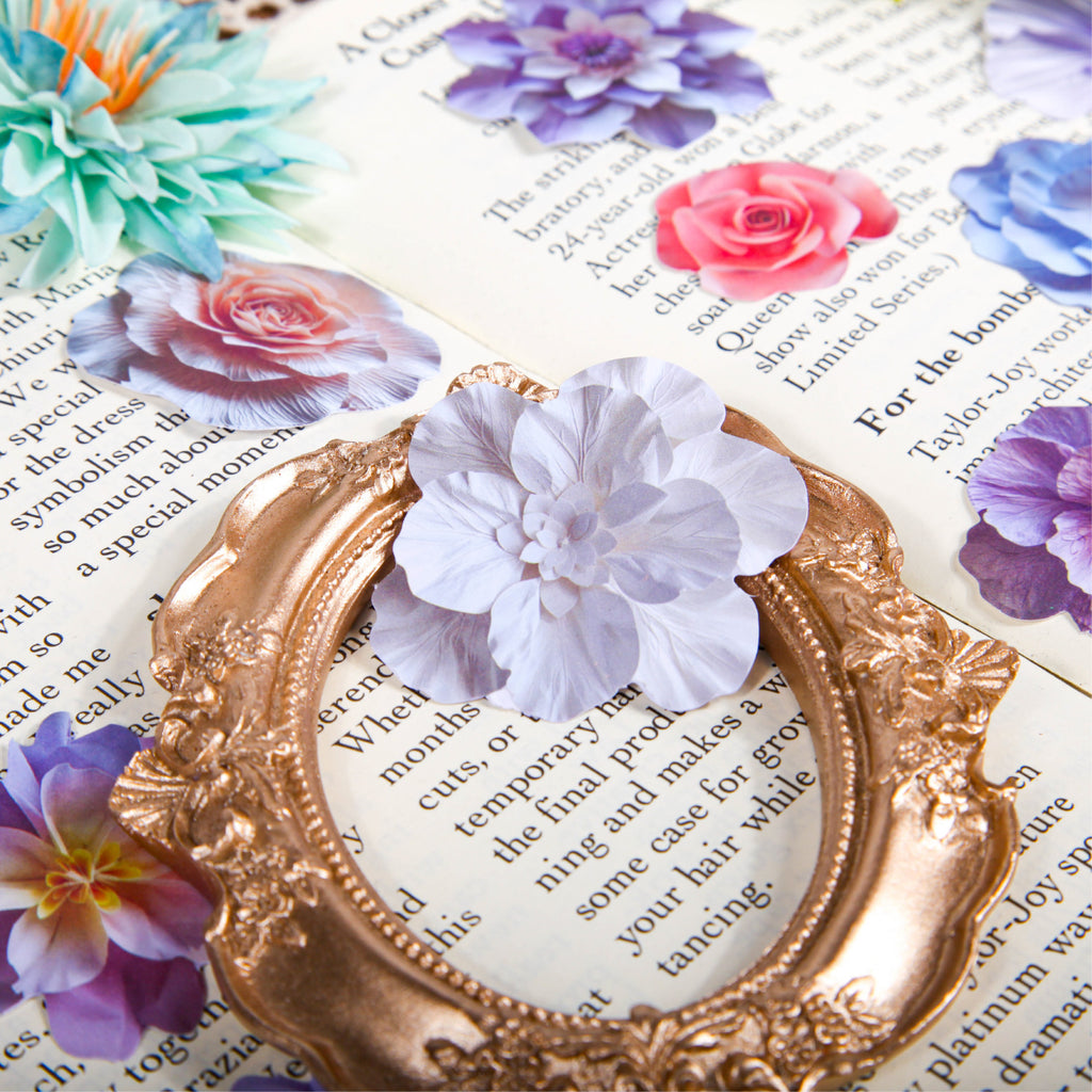 30 Pcs Flower Stickers HSJX