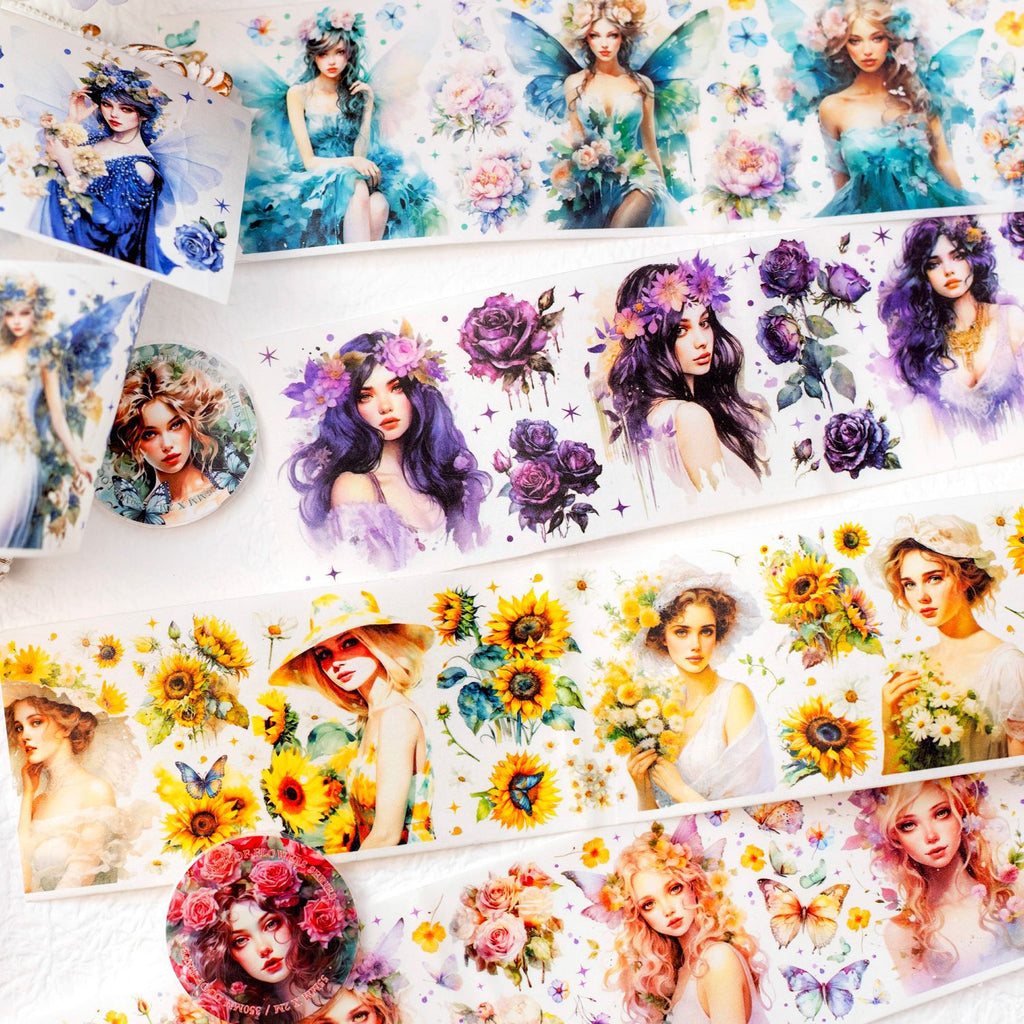 1 Roll Flower Princess PET Tape HZSY