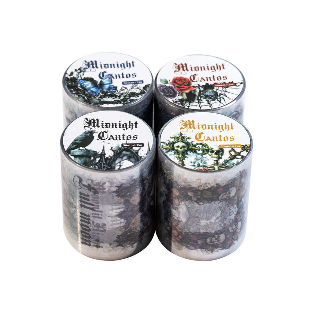 1 Roll Dark Gothic PET Stickers Tape AYSP