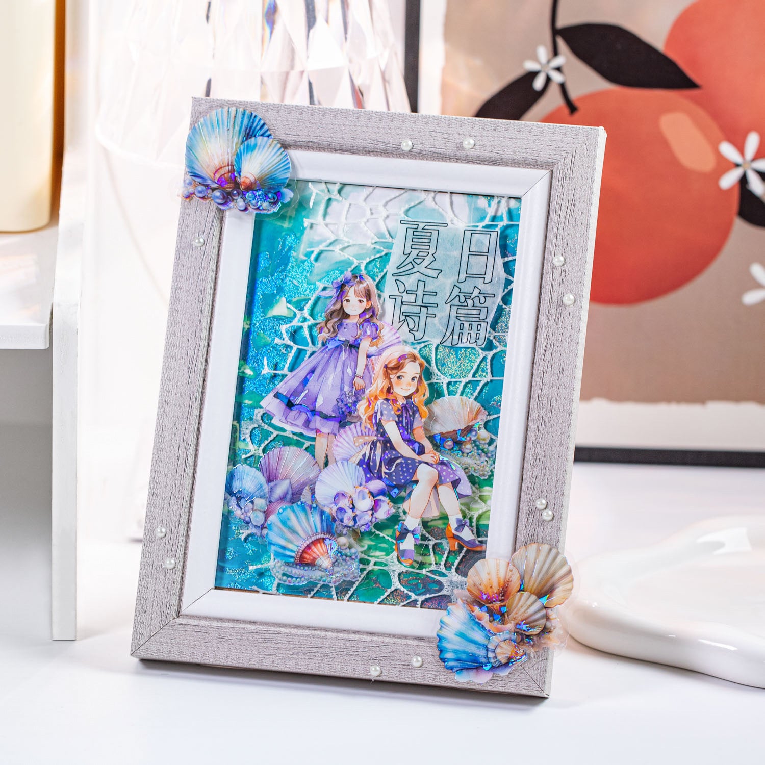 10 Pcs Summer Girl PET Stickers XRSN