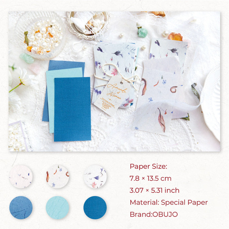 30 Pcs Basic Floral Journal Paper SGNL