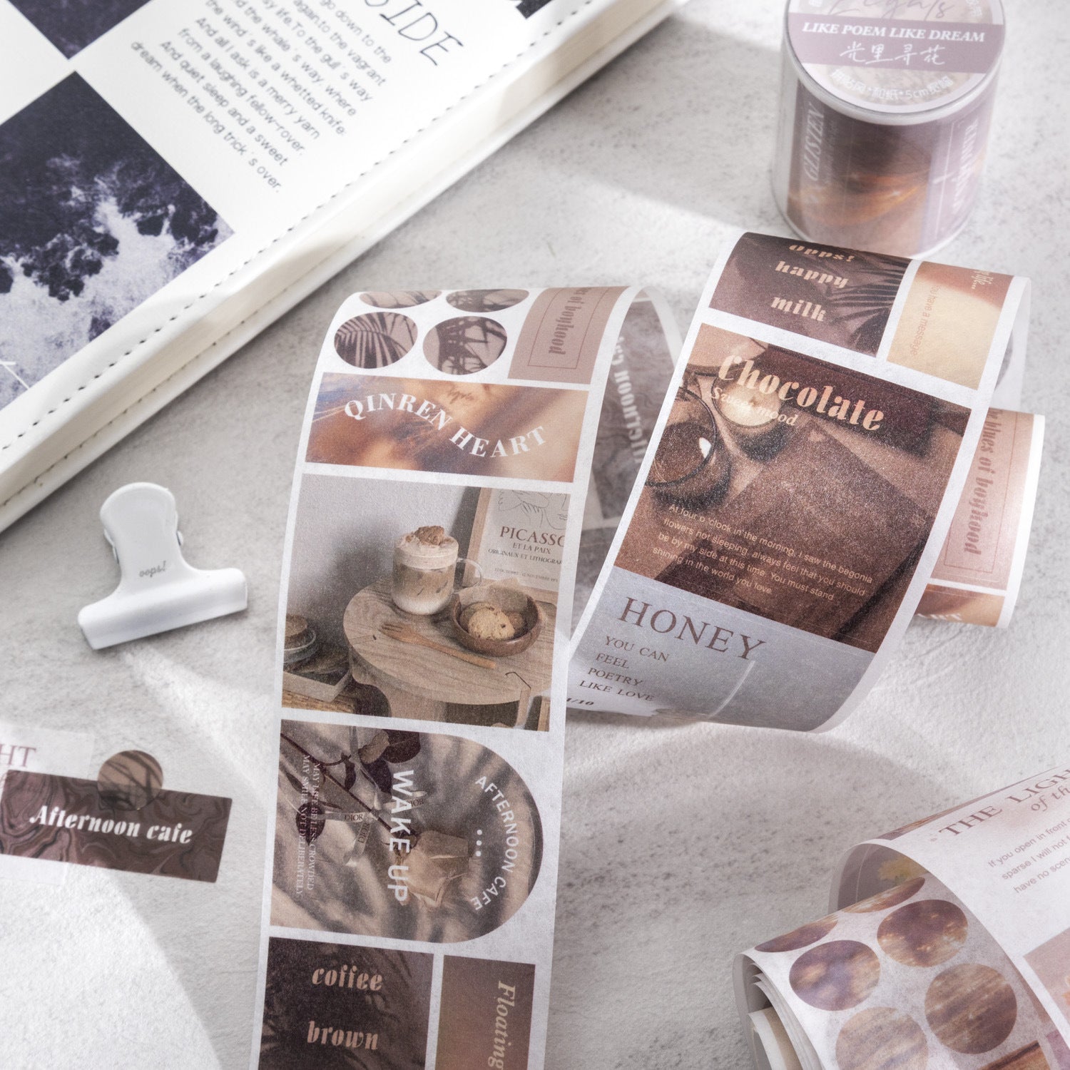 1 Roll Photography Die-cut Washi Tape RSRM