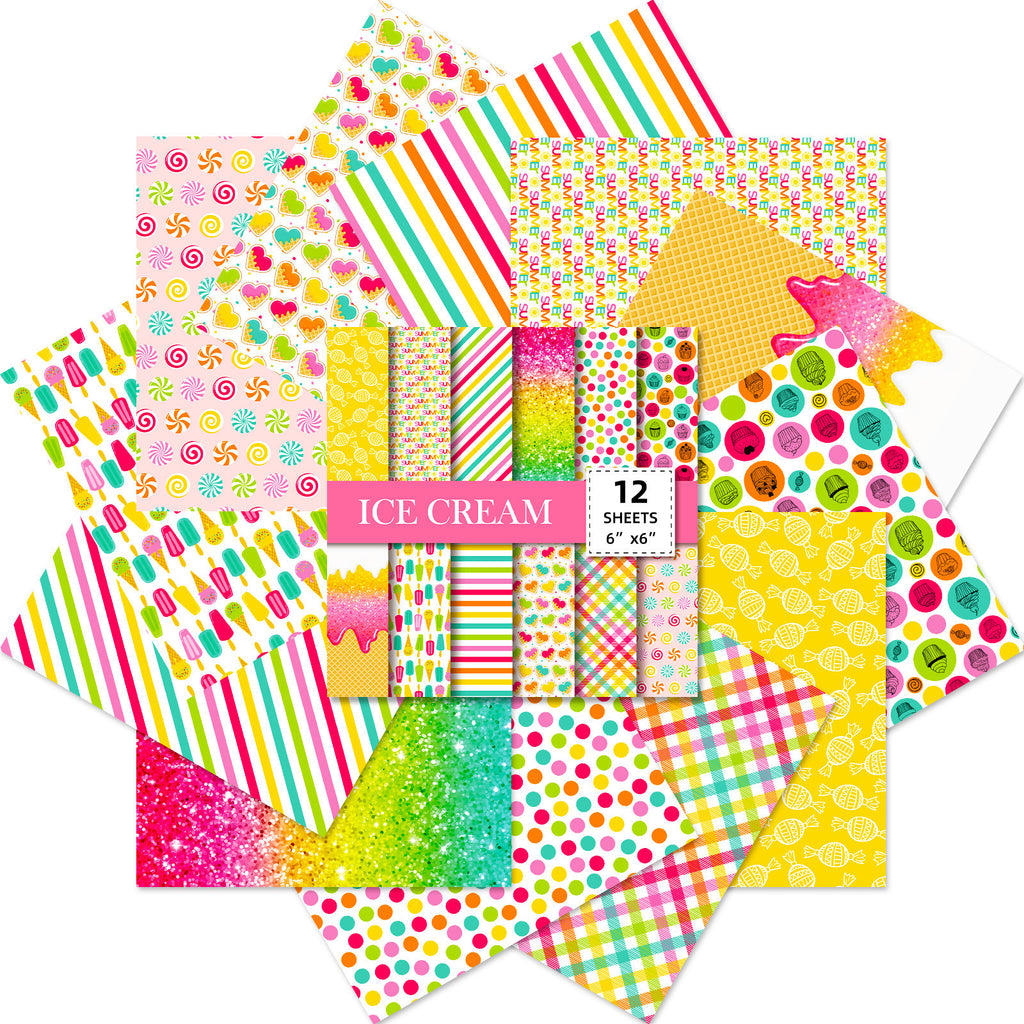 6 inch Summer Scrapbook Paper Pad PA319