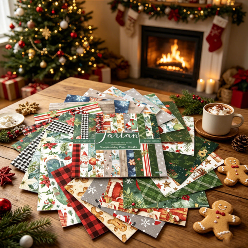 6 inch Christmas Scrapbook Paper Pad SKP618
