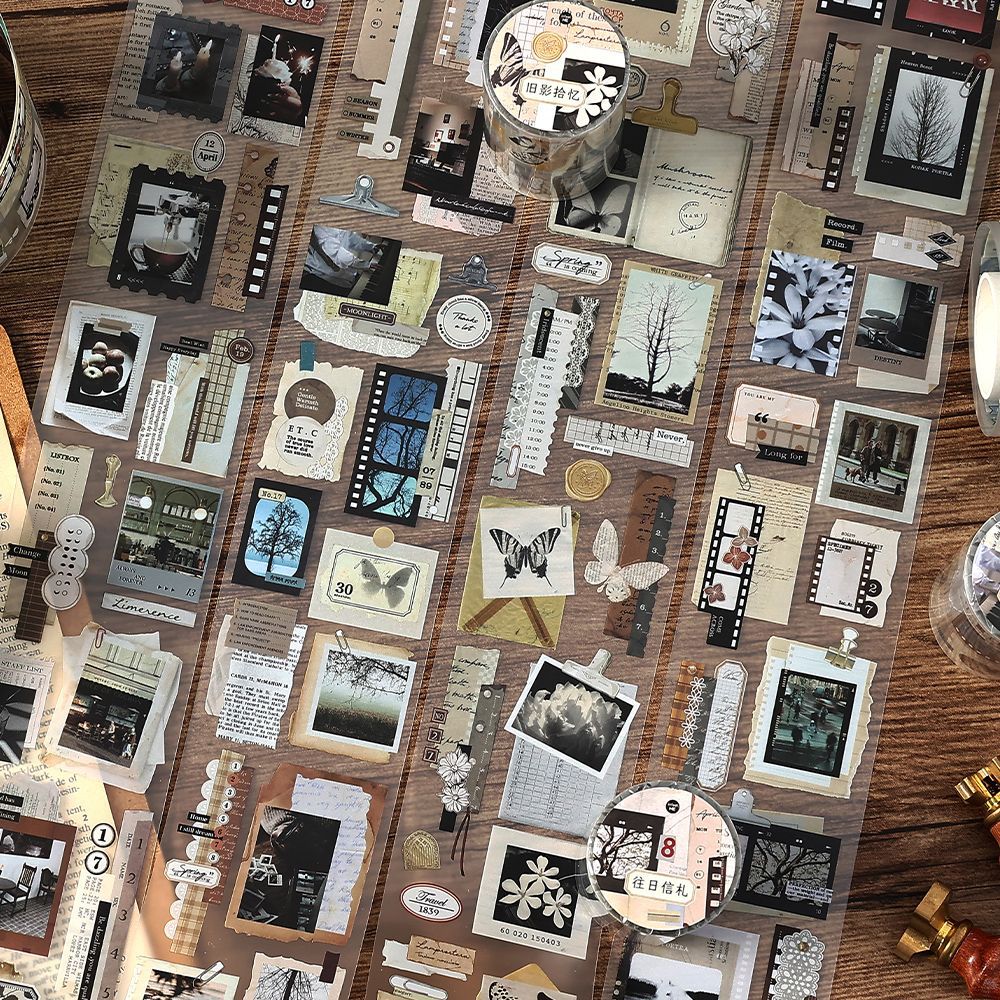 1 Roll Movie Film PET Stickers Tape YXSJ