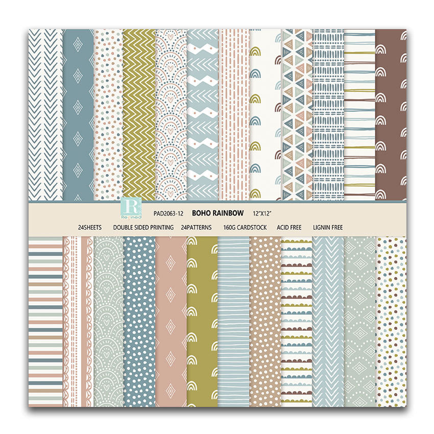12 inch Scrapbook Paper Pad JYY063