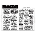 2 Sheets Waterproof Rub on Stickers - Adventure