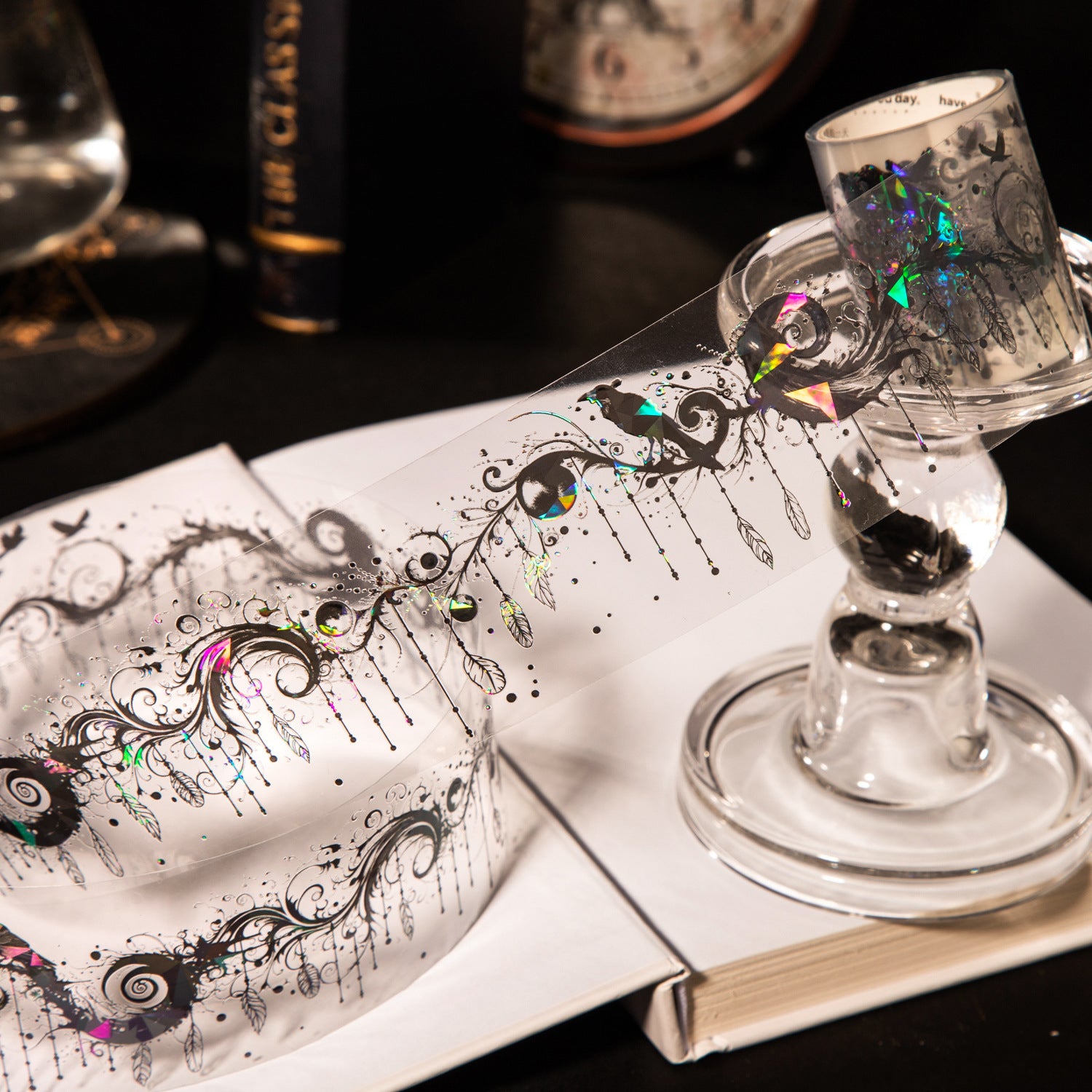 1 Roll Gothic Flower PET Tape AYQY