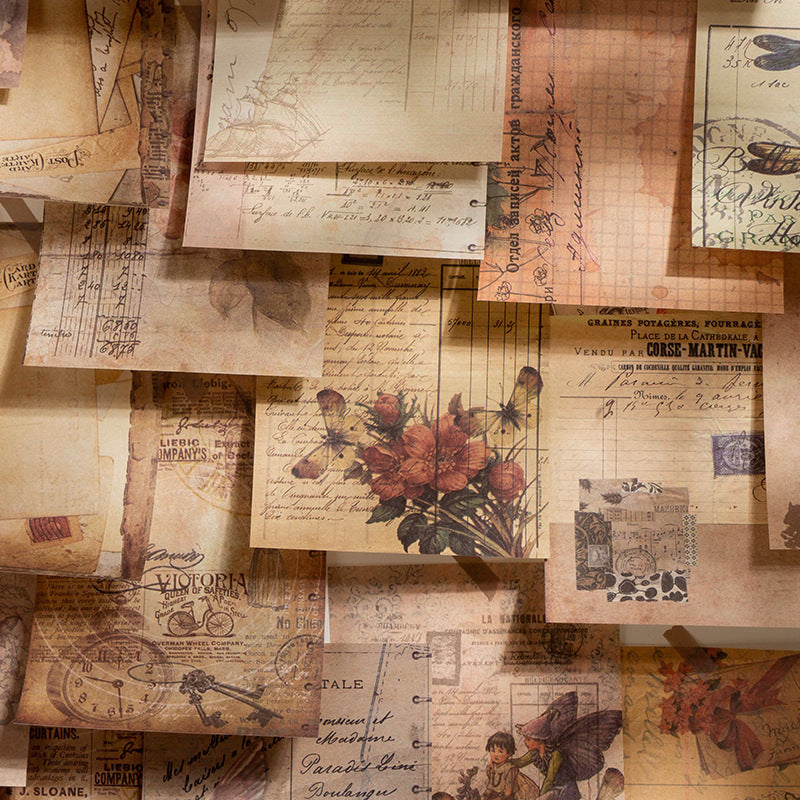 30 Pcs Vintage Junk Journal Paper XRWS