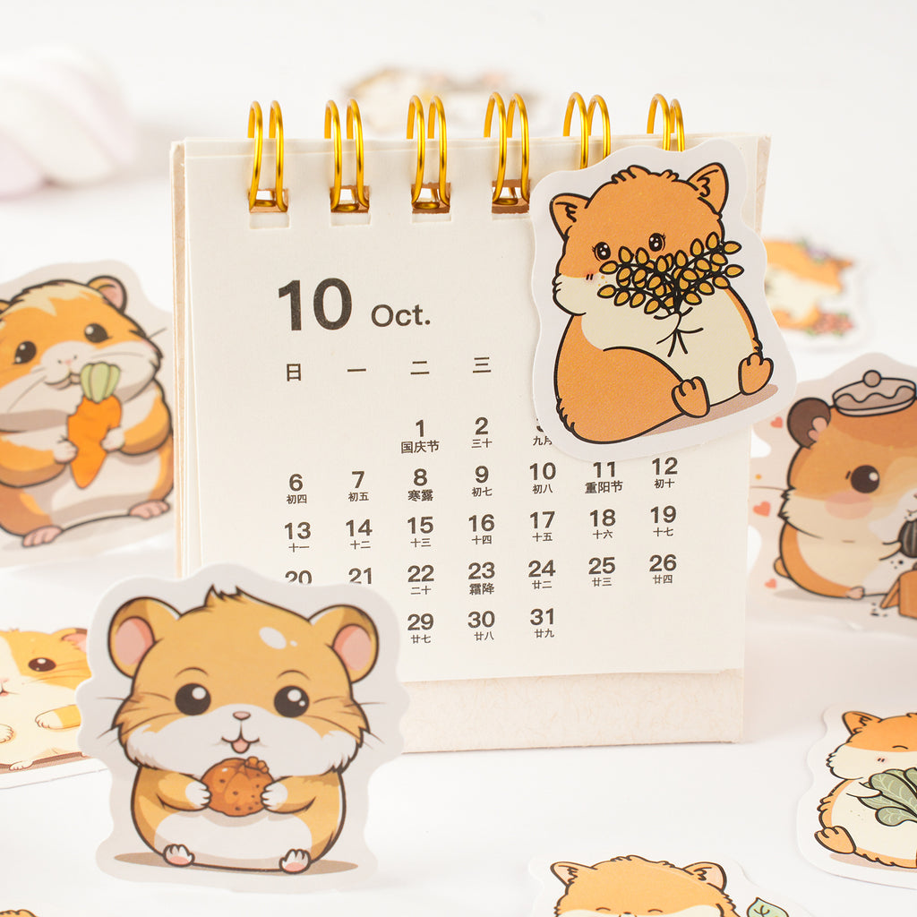 46 Pcs Hamster Stickers CSMMD