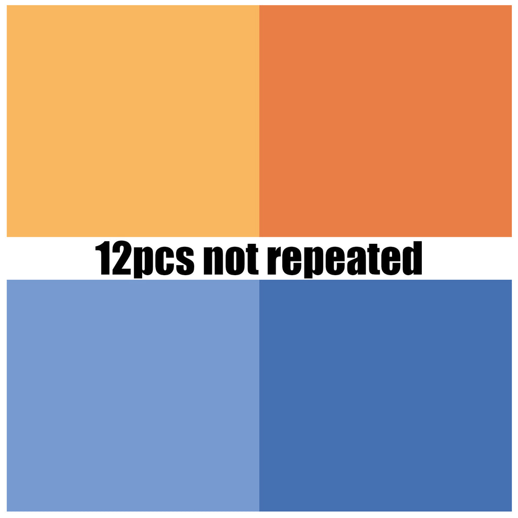 6 inch Blue Orange Scrapbook Paper Pad PA369