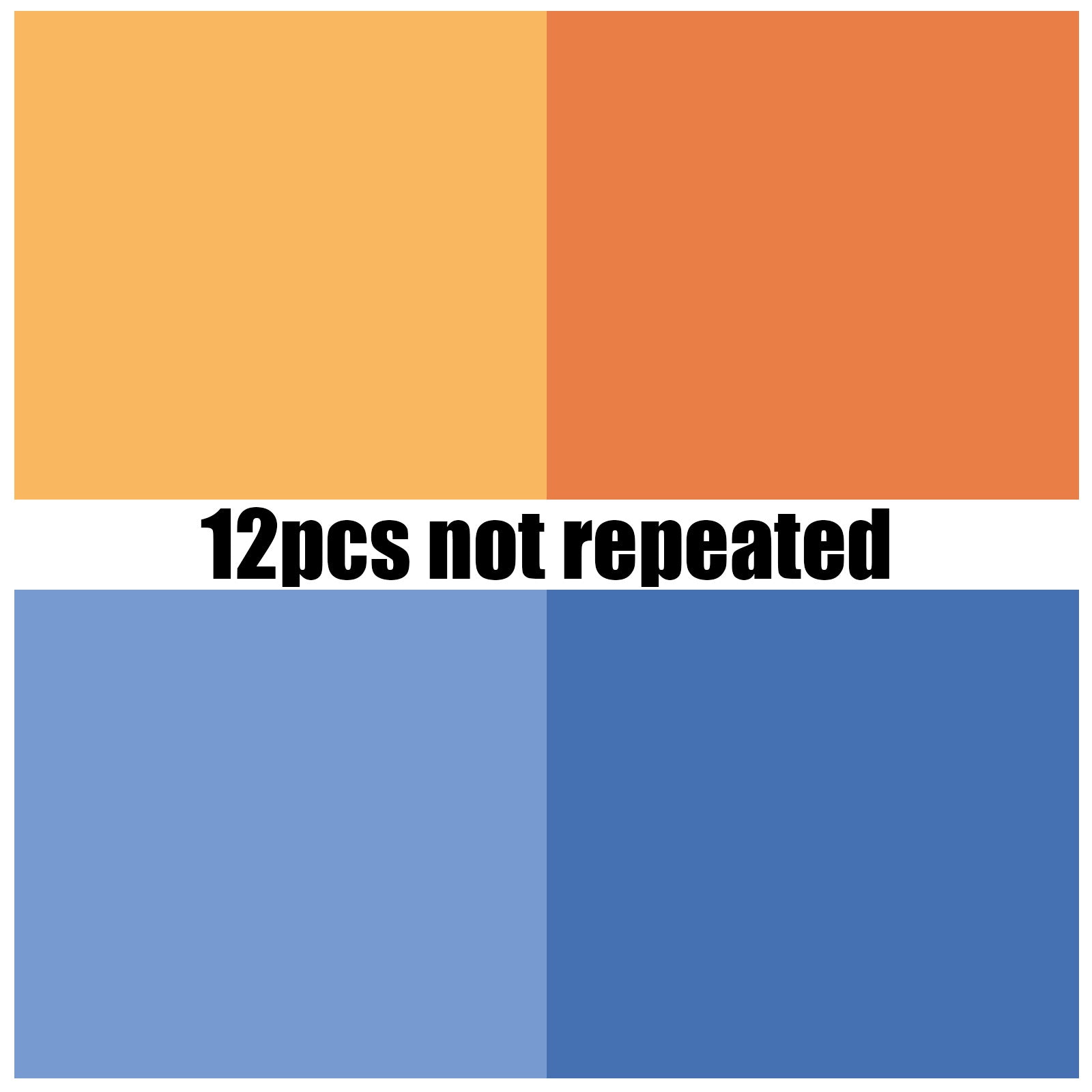 6 inch Blue Orange Scrapbook Paper Pad PA369