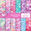 6 inch Fish-scale Scrapbook Paper Pad PA835