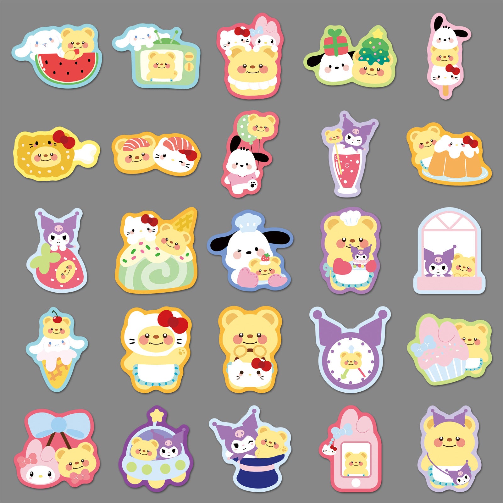 50Pcs Kawaii Waterproof Vinyl Stickers SRO109