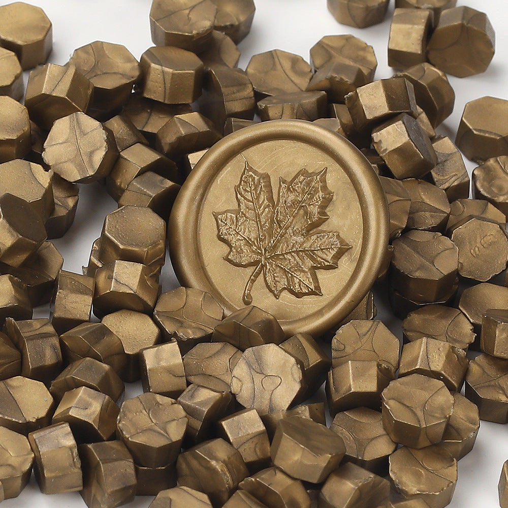 100 PCS Octagon Wax Seal Beads H120