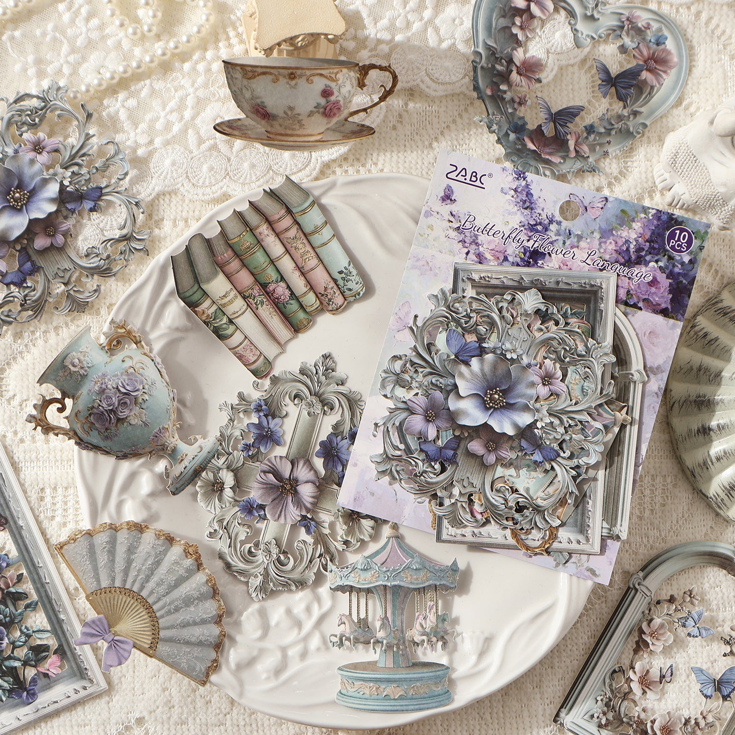 10 Pcs Aethetic Journal Stickers LYSH