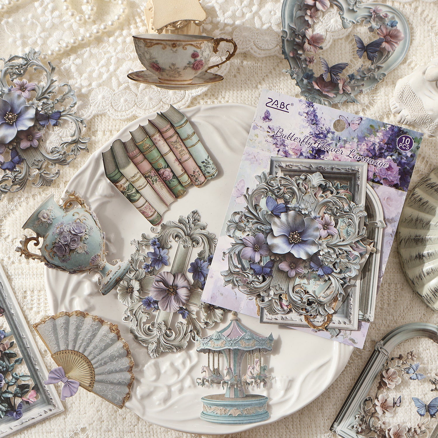 10 Pcs Aethetic Journal Stickers LYSH