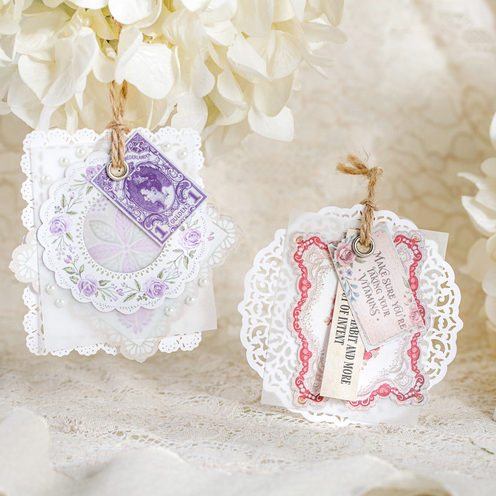 20 Pcs Lace Frame Stickers LSHB