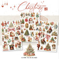 3 Sheets Rub on Stickers - Christmas Santa