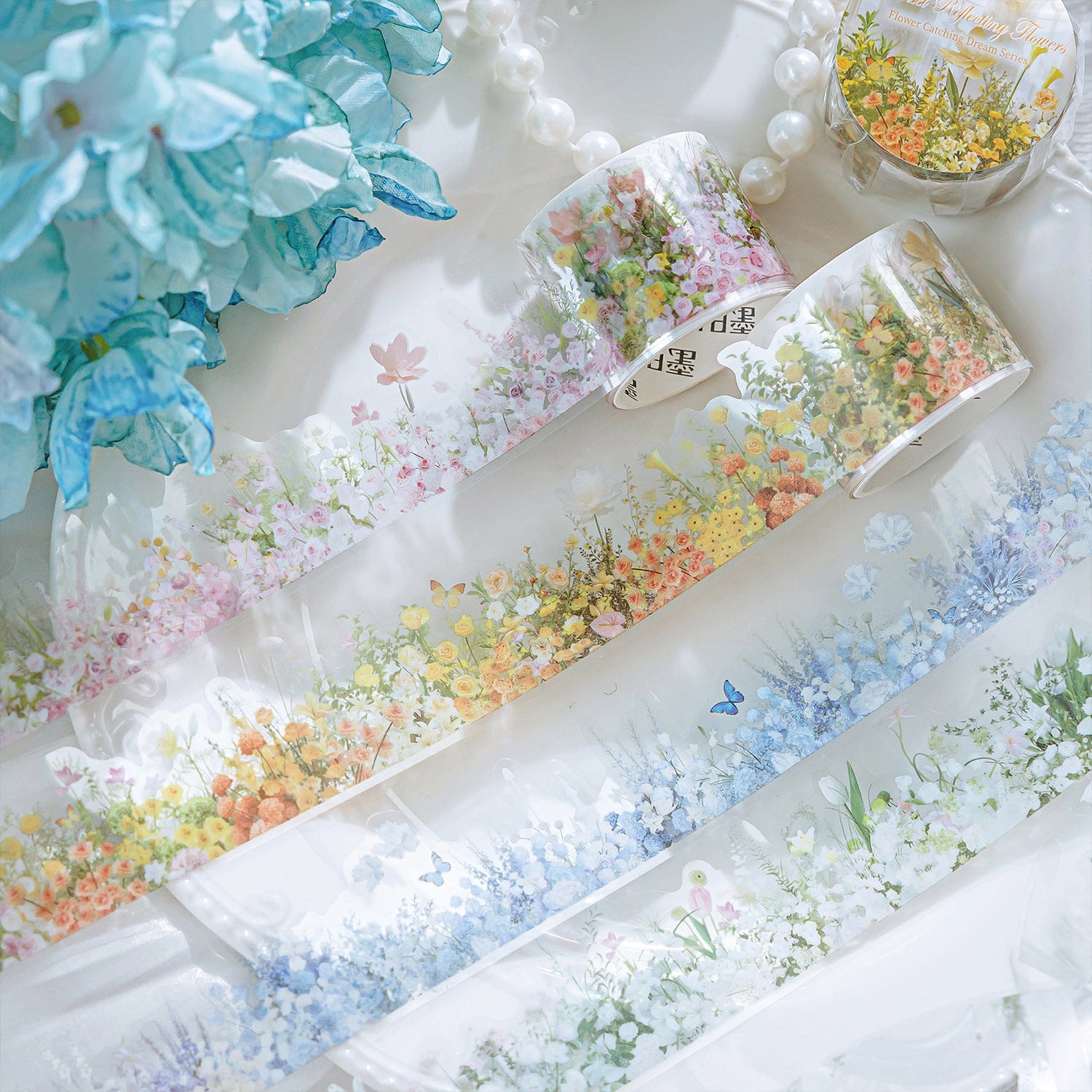 1 Roll Flower PET Tape HJPM