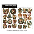 2 Sheets Waterproof Rub on Stickers - Christmas Angel
