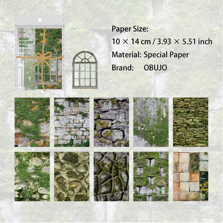 21 Pcs Natural Theme Scrapbook Paper ZRJG