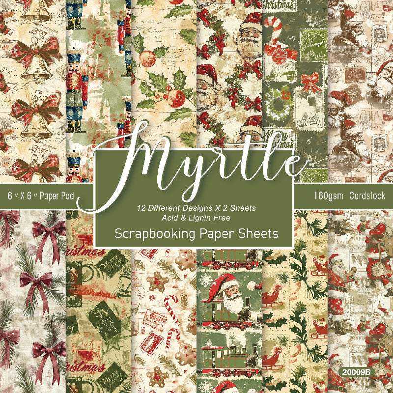 6 inch Scrapbook Paper Pad SKP009B