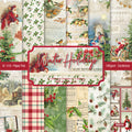 6 inch Winter Holiday Scrapbook Paper Pad SKP315